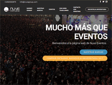Tablet Screenshot of nuvegroup.com